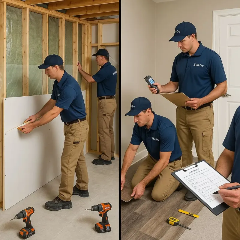 Repairs and Reconstruction process in Pecan Plantation, TX